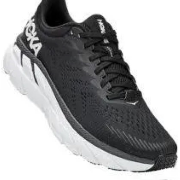 Hoka One One Other - New - HOKA ONE ONE Men's Clifton 7 Black/White - Size 8.5